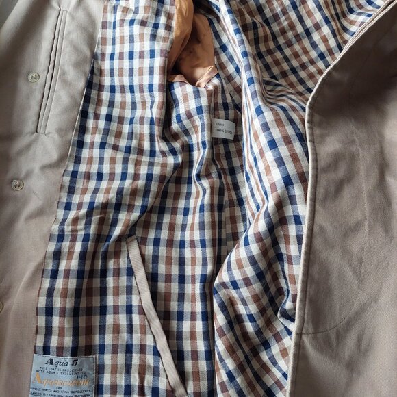 Aquascutum London Tan Trench Coat - Picture 10 of 13